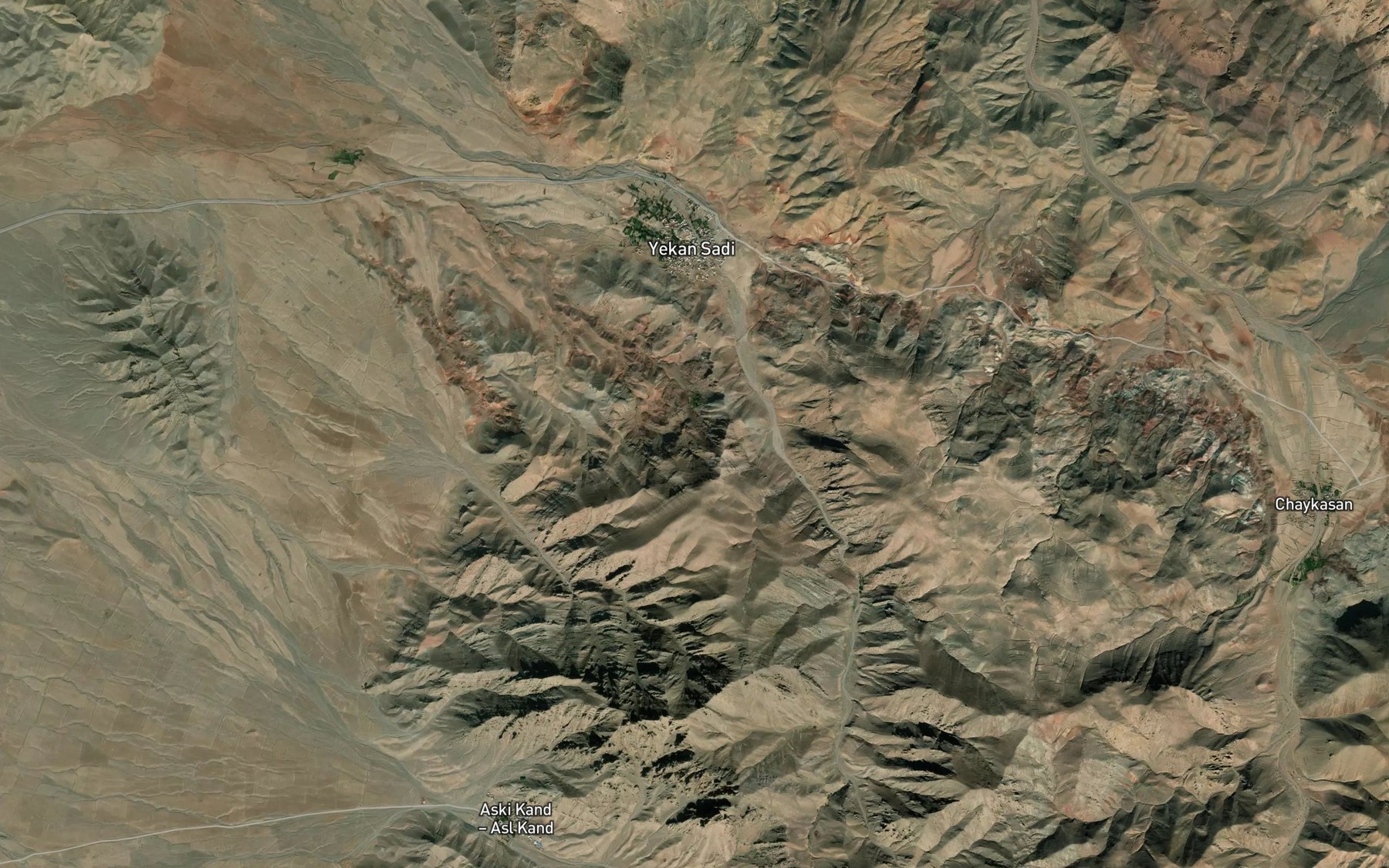 Satellite map of the Cheshmeh-ye Duzlakh