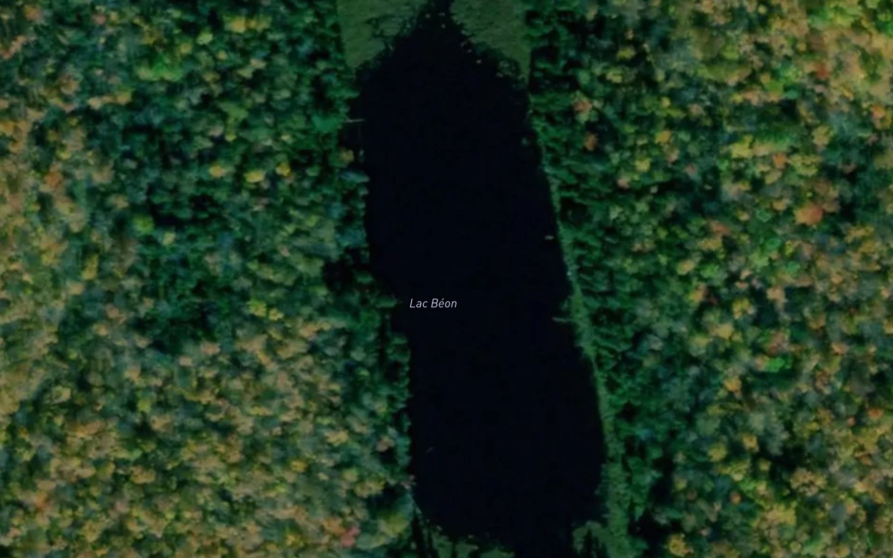 Satellite map of the Lac Beon