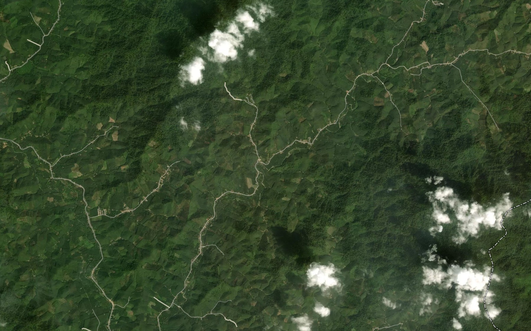 Satellite map of the Khlong Phraek Dat