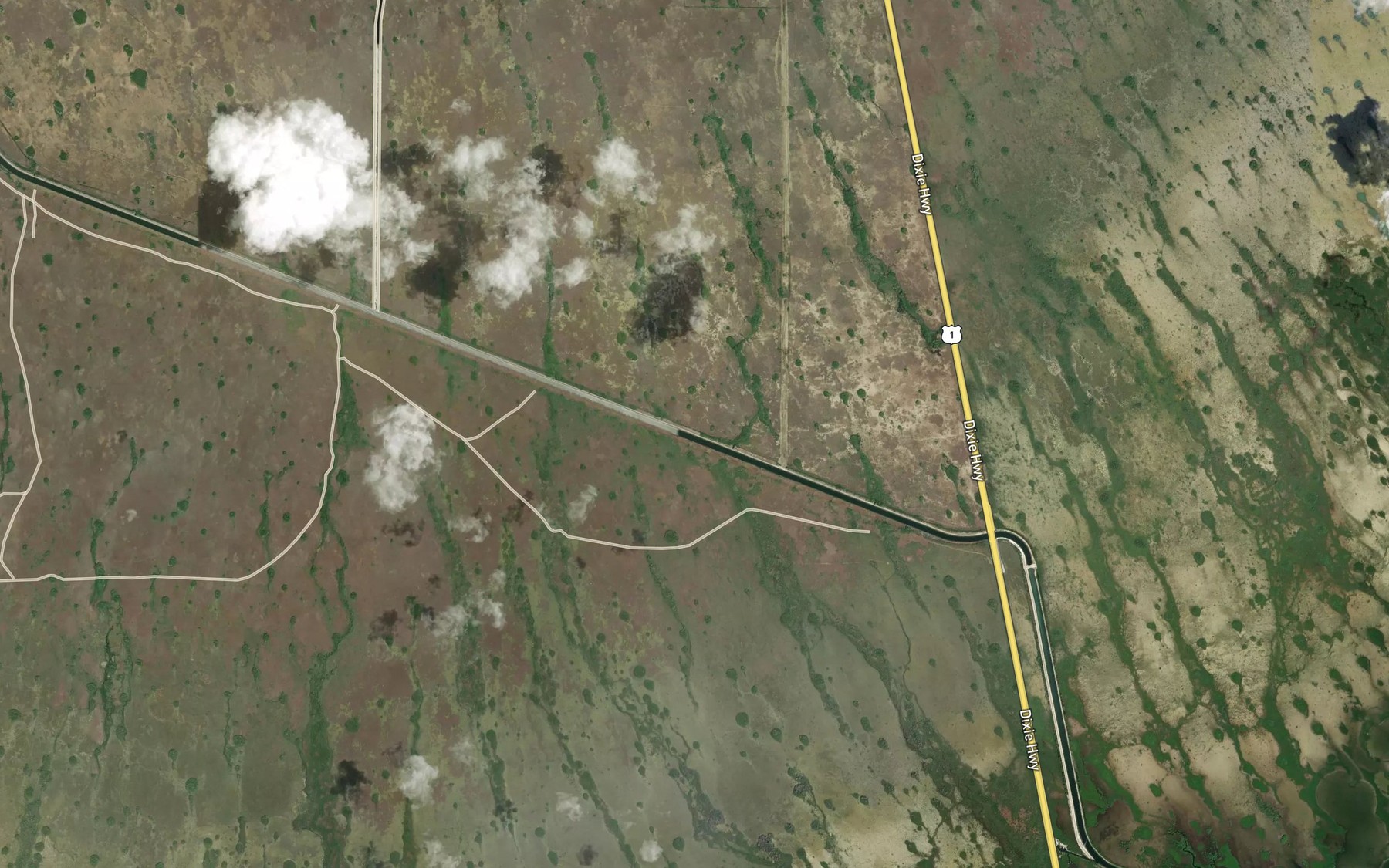 Satellite map of the Aerojet Canal Number C-111