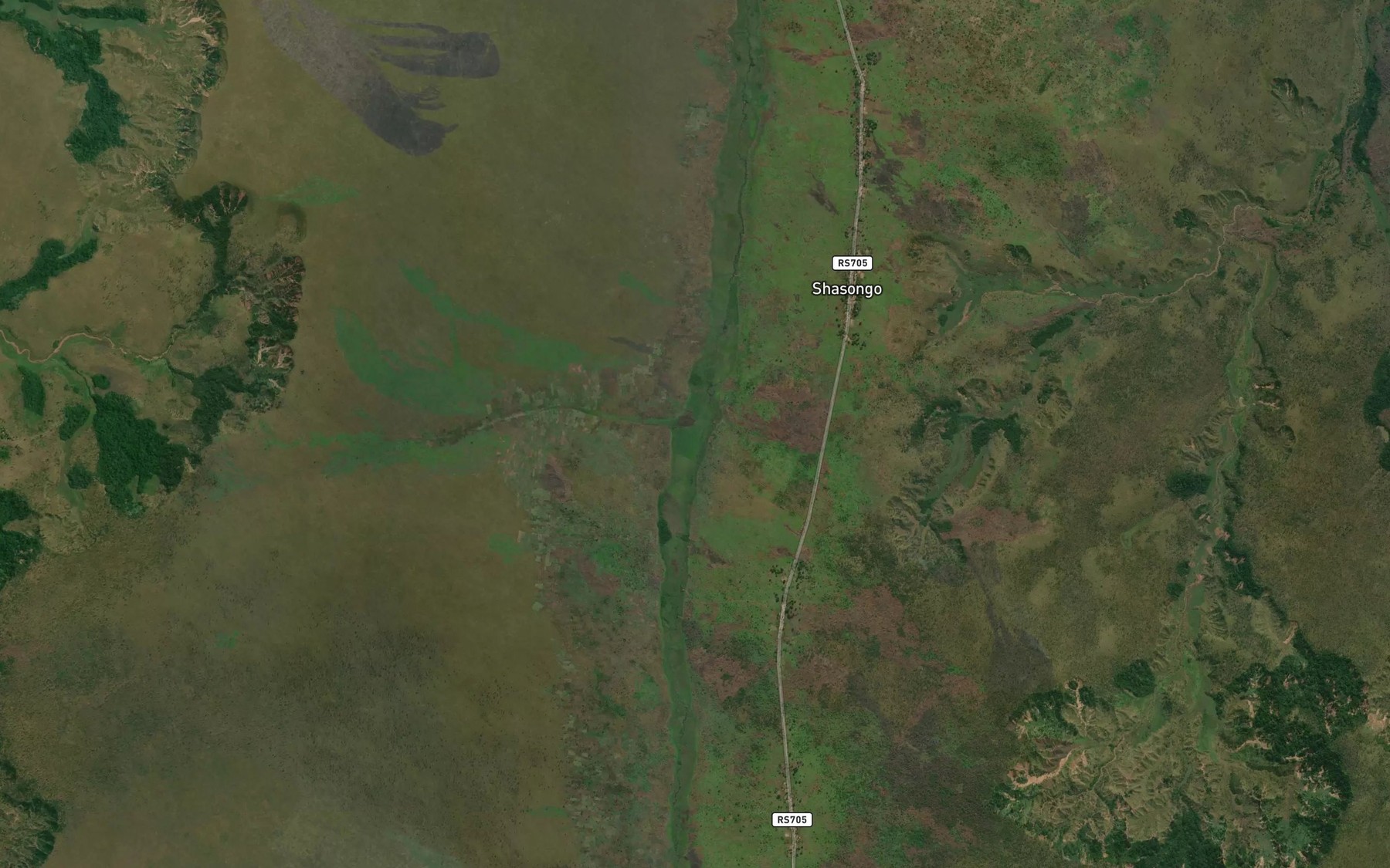 Satellite map of the Mukunga