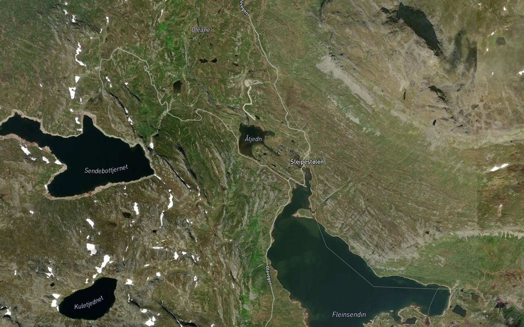 Satellite map of the Buarani