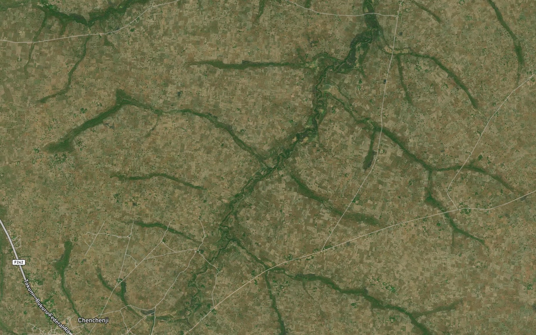 Satellite map of the River Ukyuma