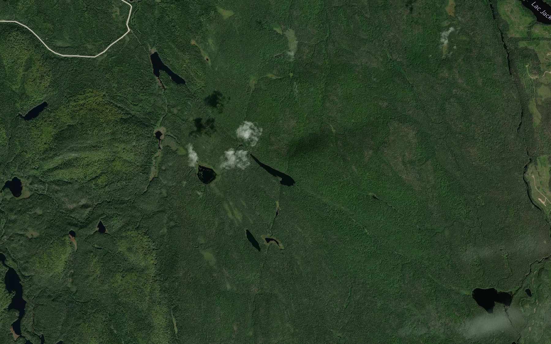 Satellite map of the Lac Kanikiokwaciok