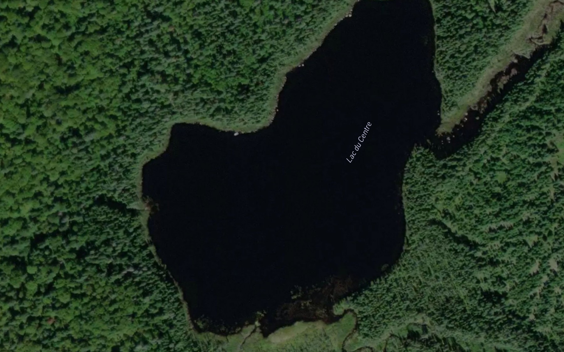 Satellite map of the Lac du Centre