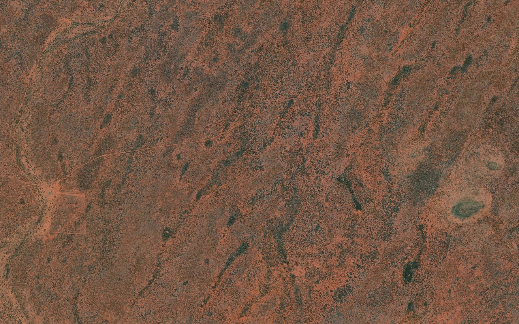 Satellite map of the Tietkens Birthday Creek