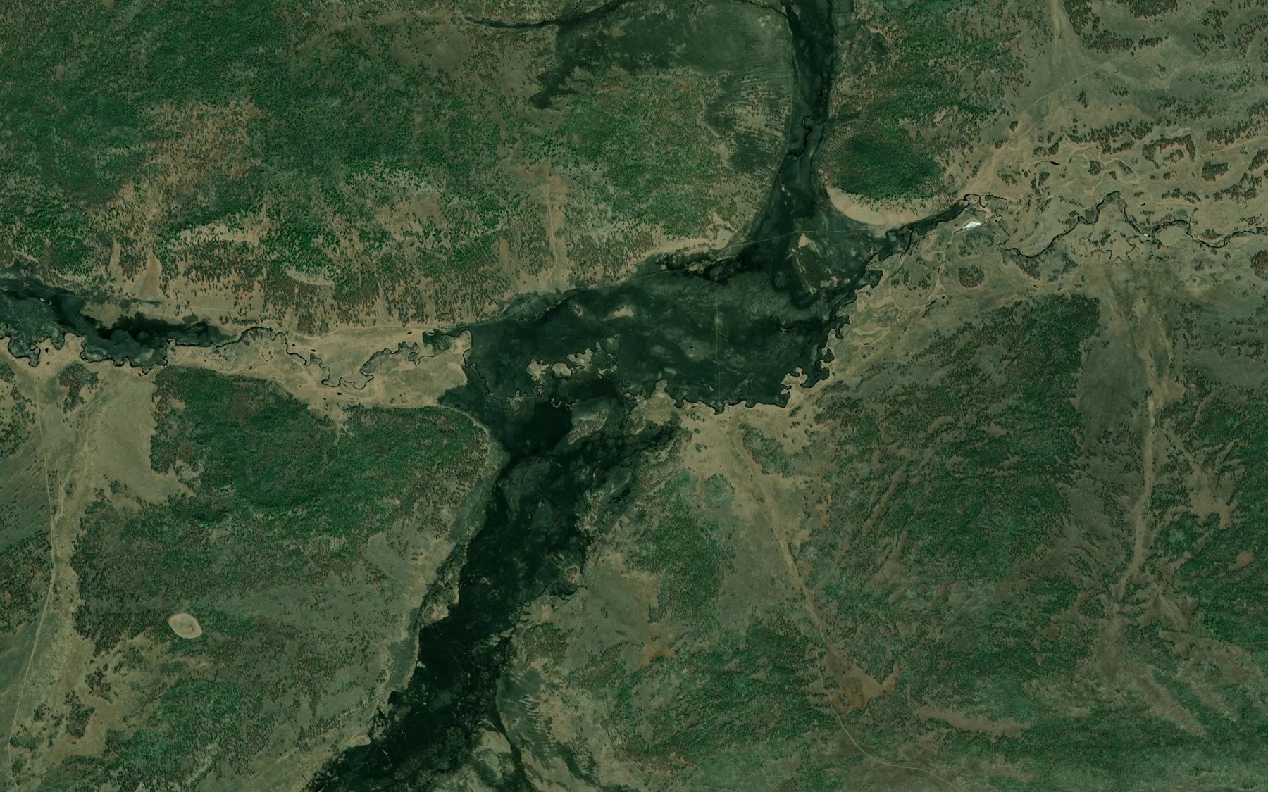 Satellite map of the Kumkachen