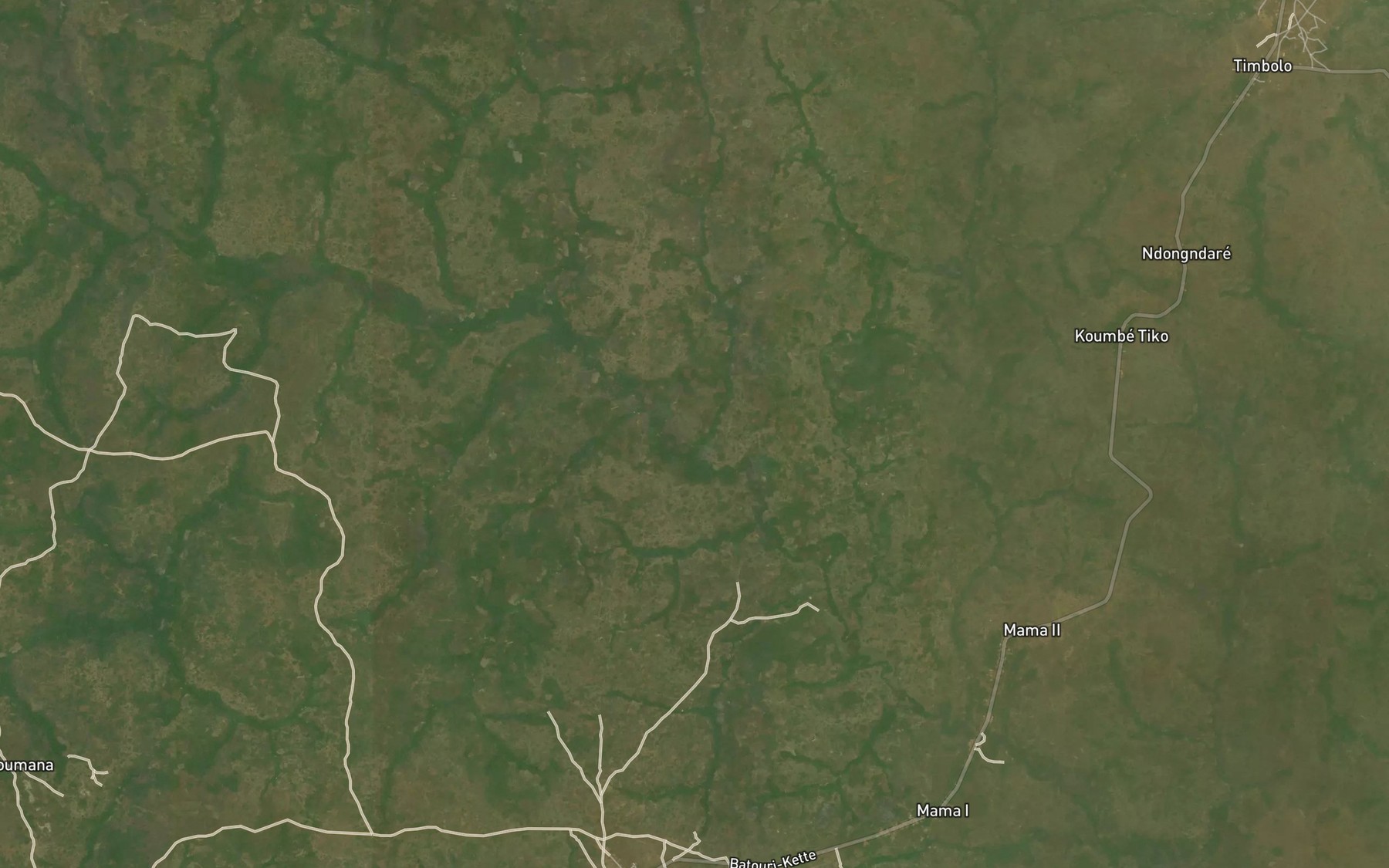Satellite map of the Makende
