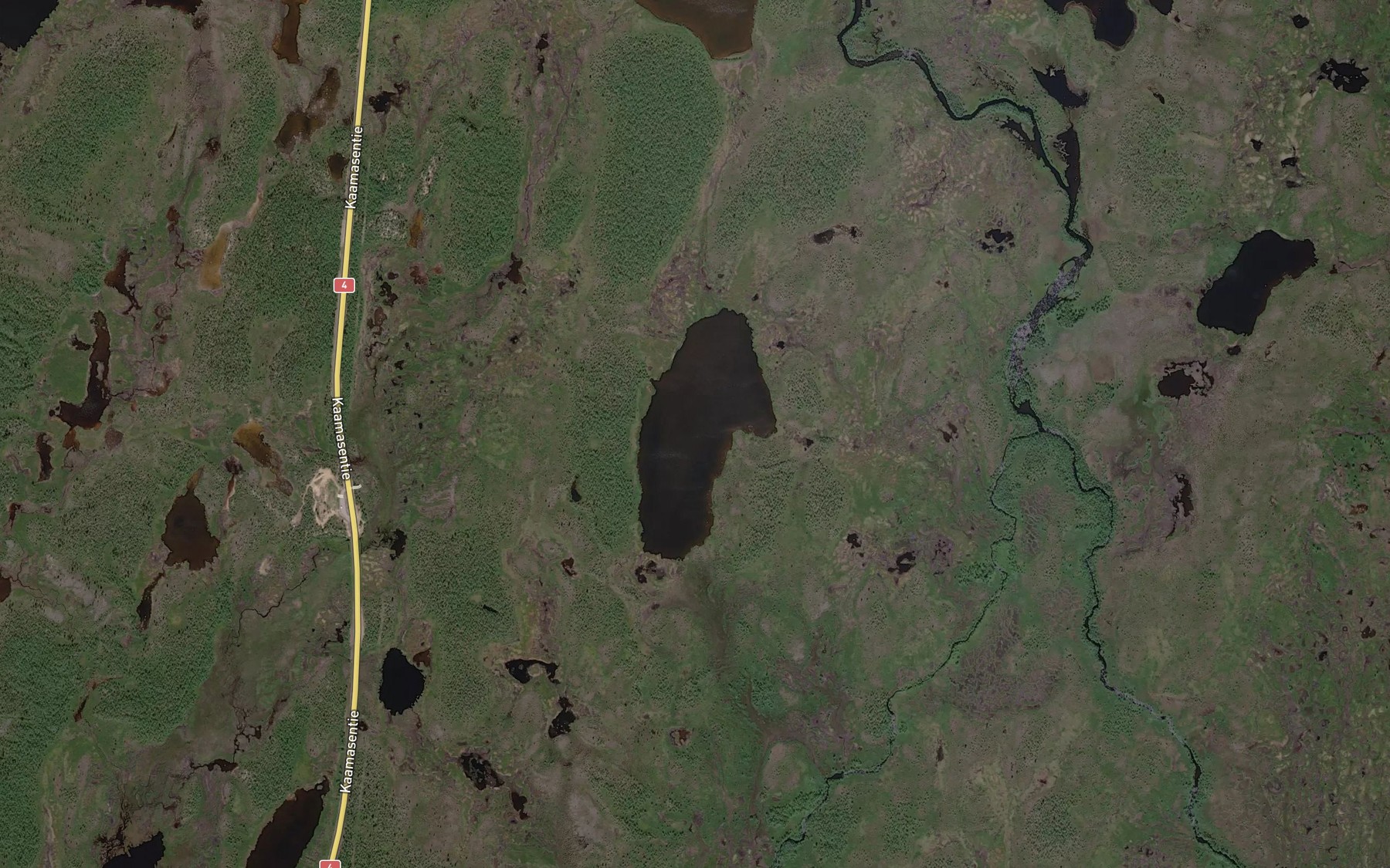 Satellite map of the Saijajarvi
