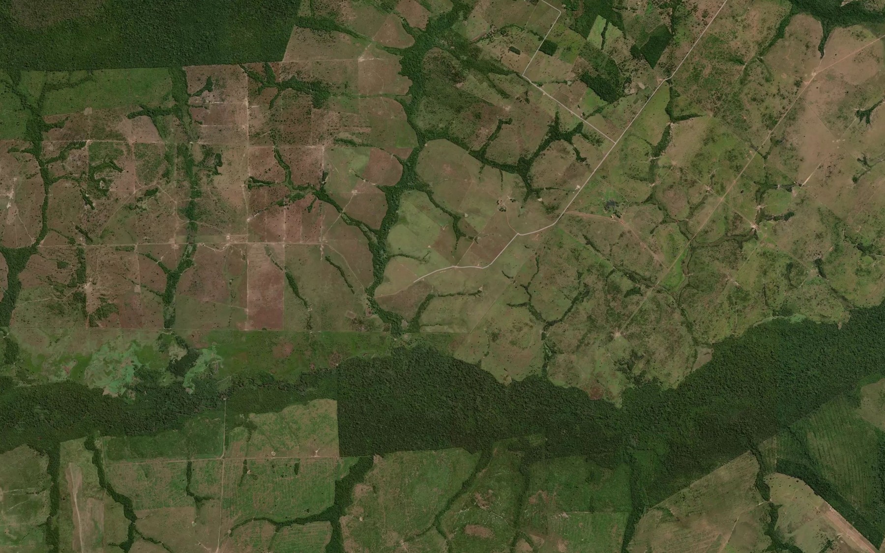Satellite map of the Ribeirao Fundo