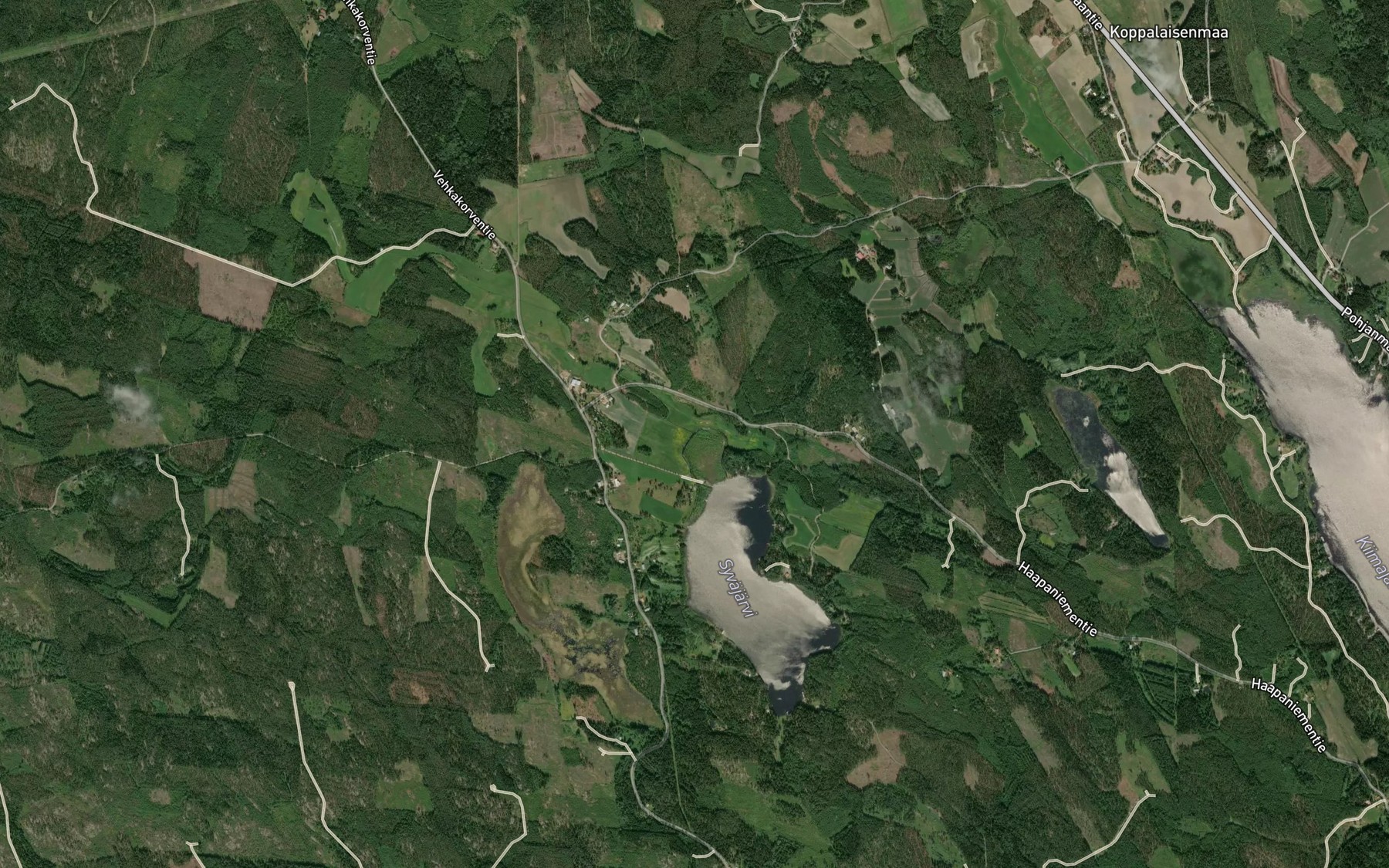 Satellite map of the Leppikorvenoja