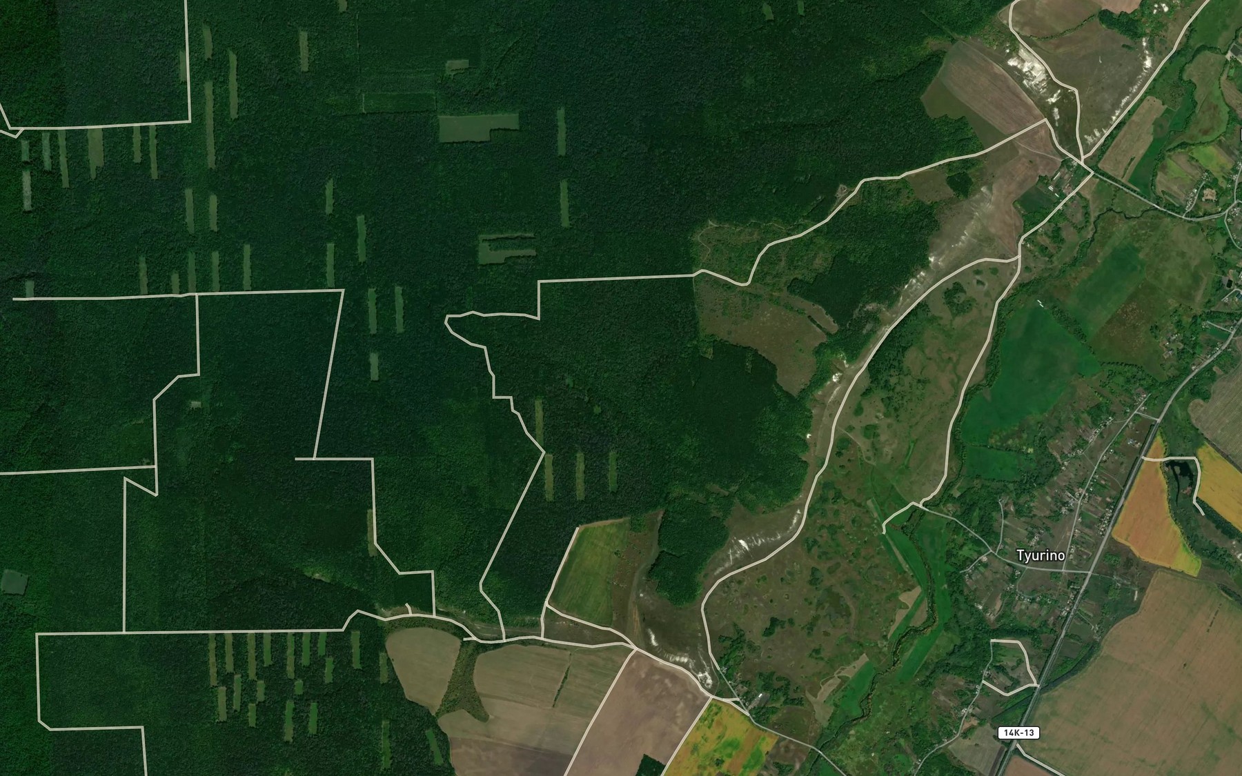 Satellite map of the Balka Streletskiy Yar
