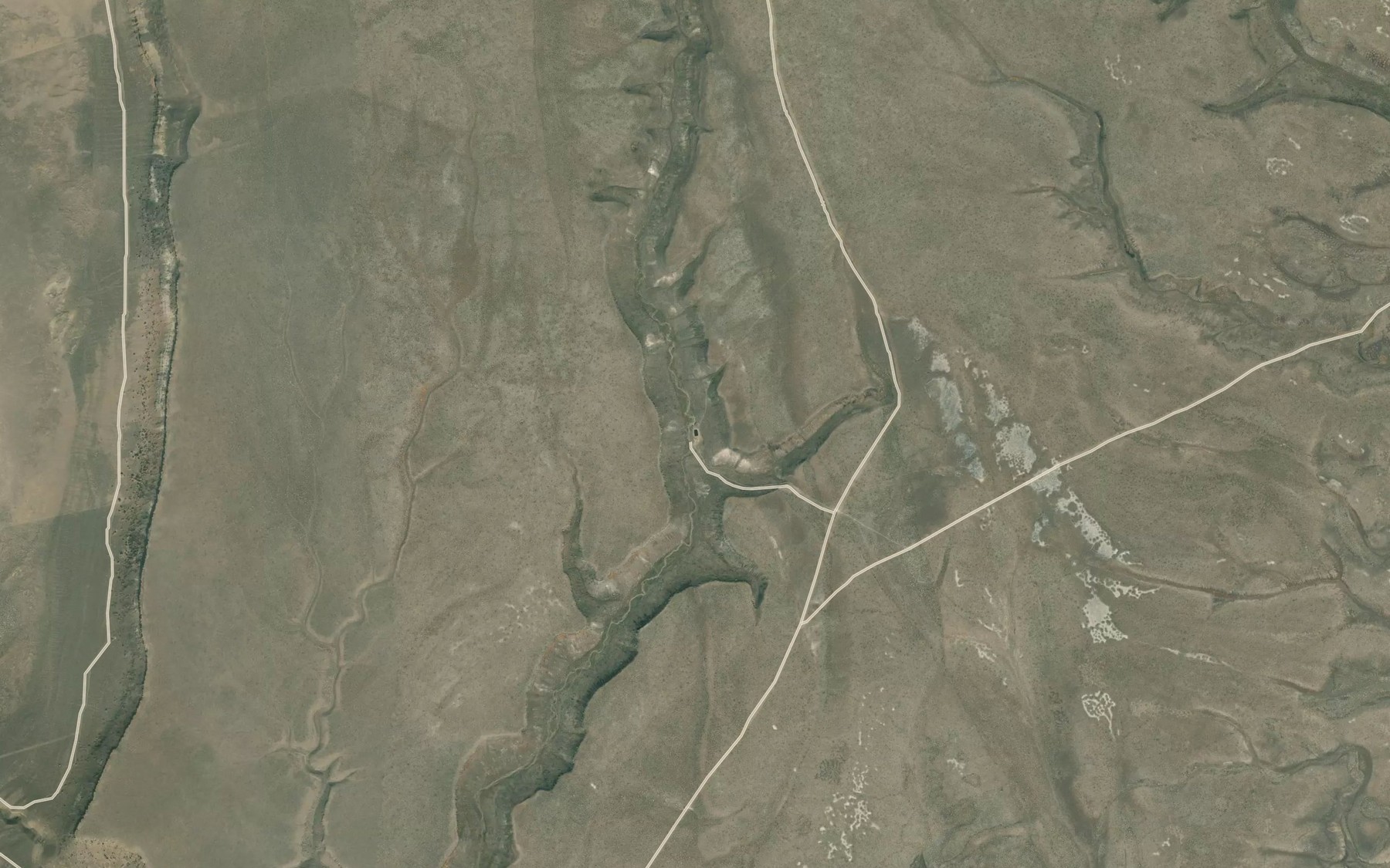 Satellite map of the Shingle Reservoir
