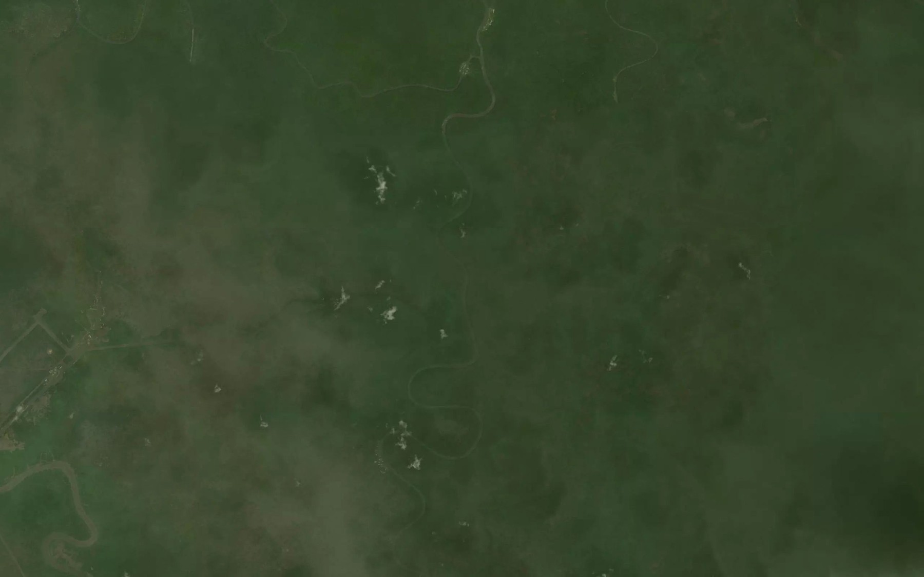 Satellite map of the Omojoh Creek
