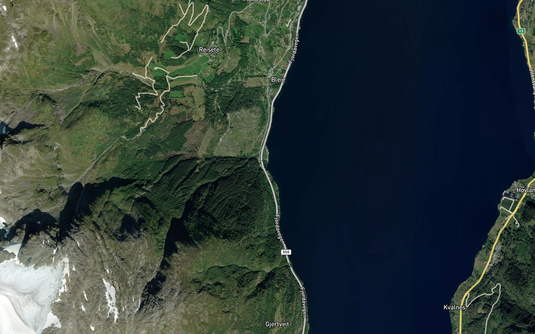 Satellite map of the Skiparviki