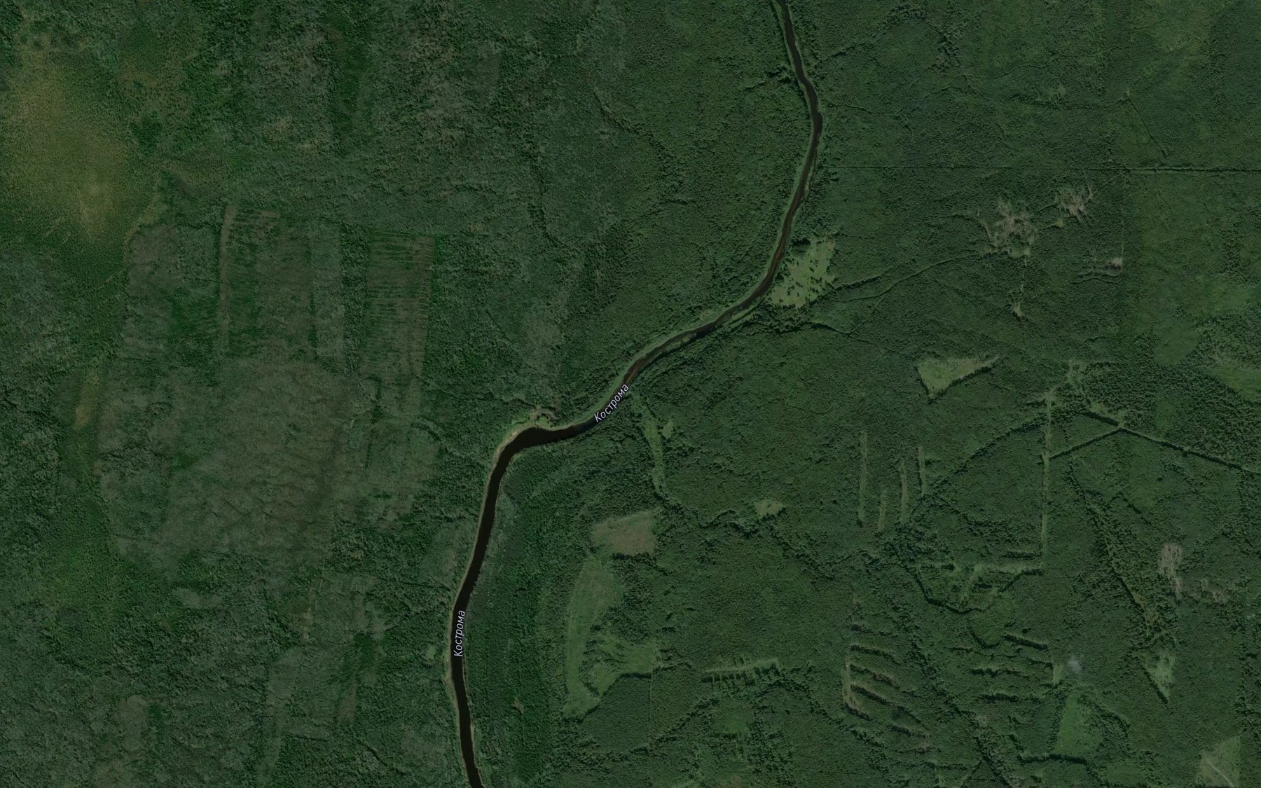 Satellite map of the Vershugi