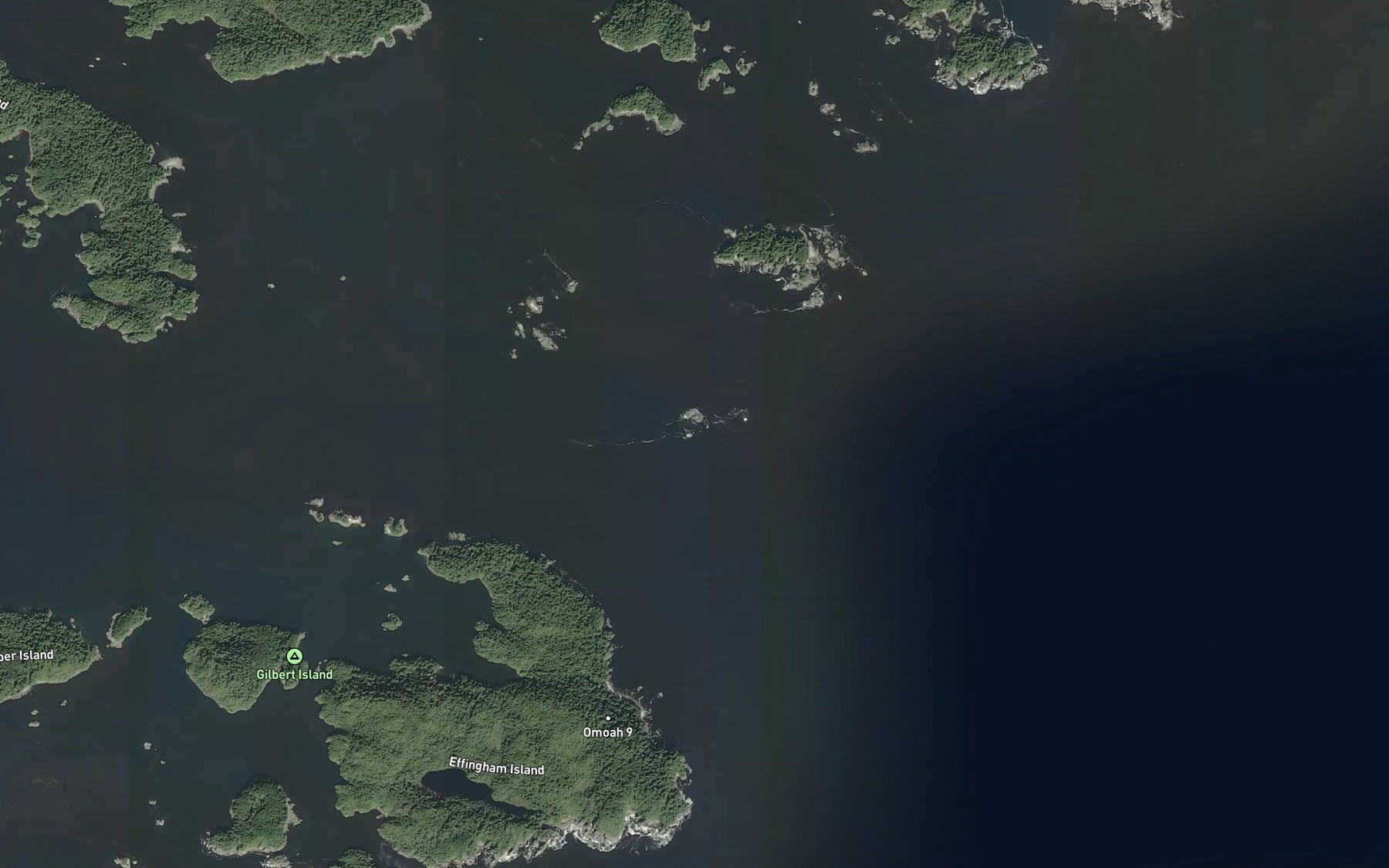 Satellite map of the Village Reef