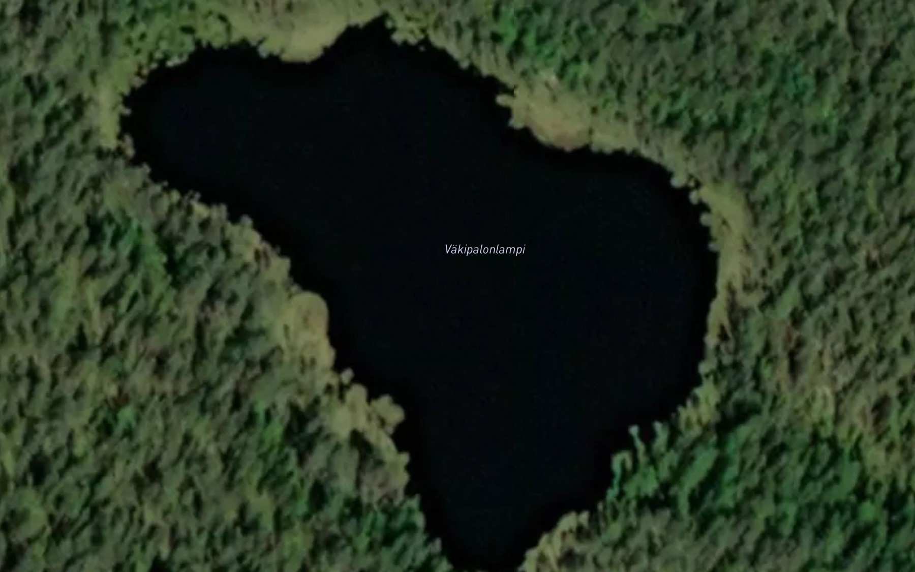 Satellite map of the Vakipalonlampi