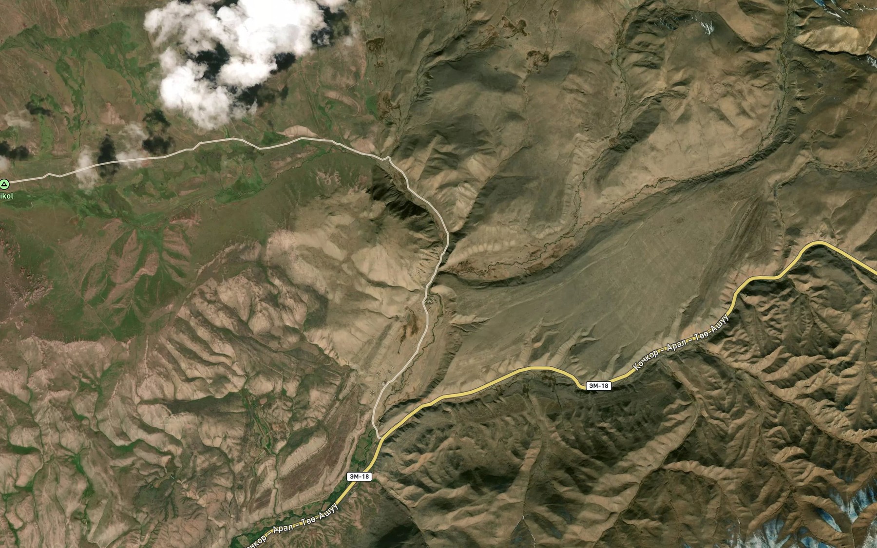 Satellite map of the Kyl'densu