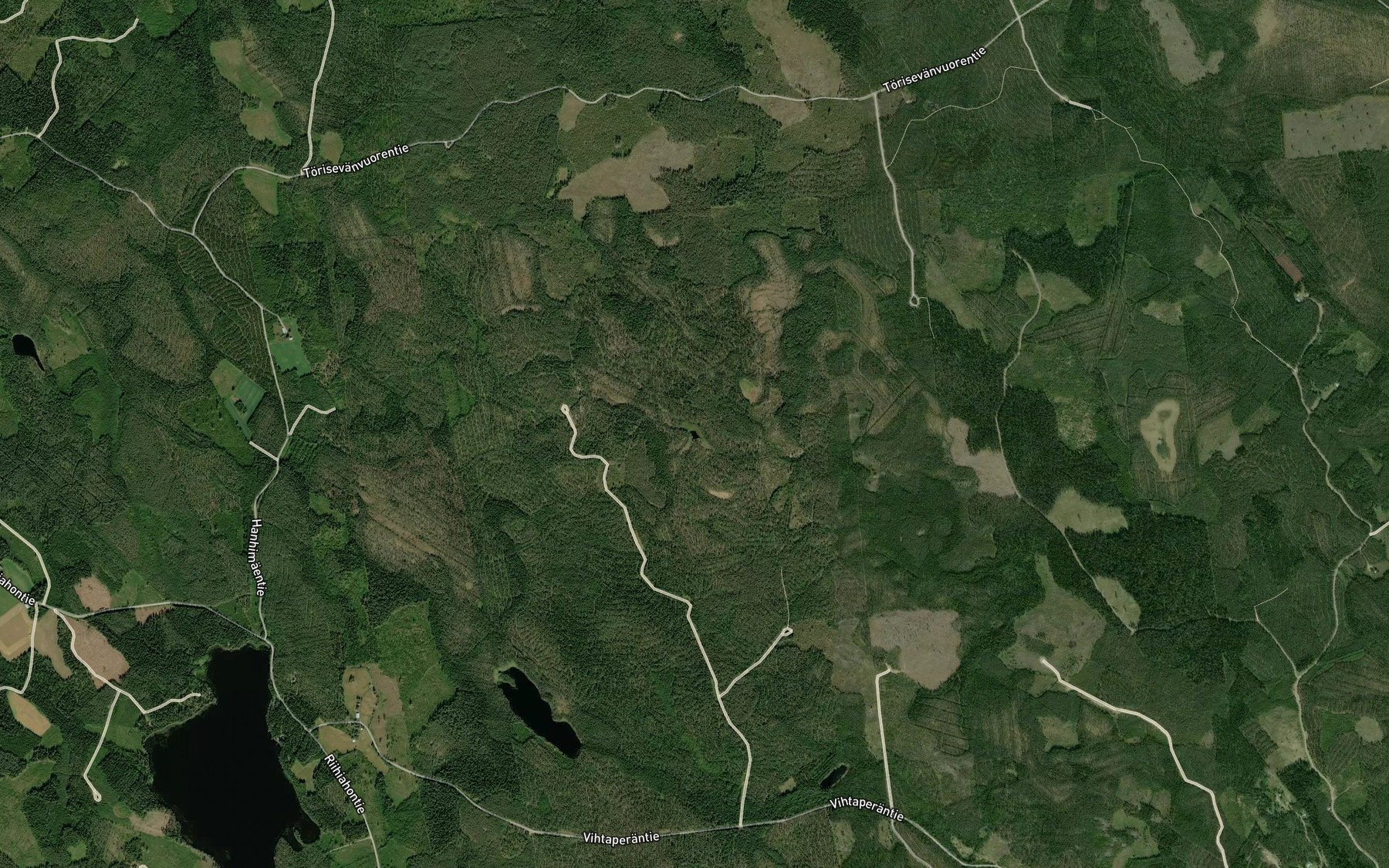 Satellite map of the Nellinlampi