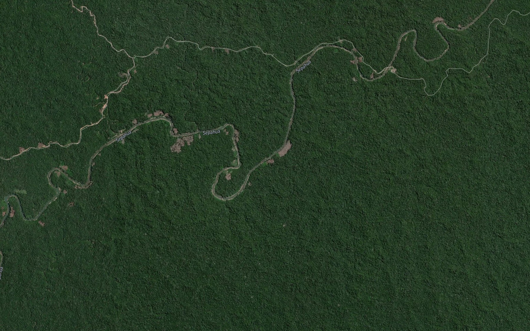 Satellite map of the Quebrada Choro