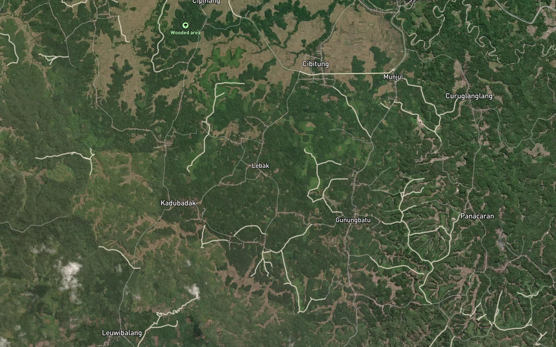 Satellite map of the Ci Moyan