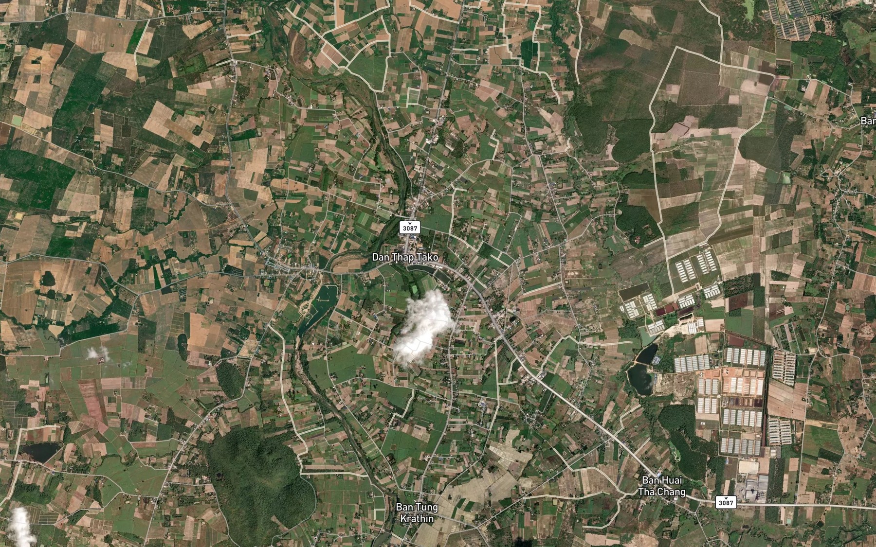 Satellite map of the Bo Nam Lam Sai Noi