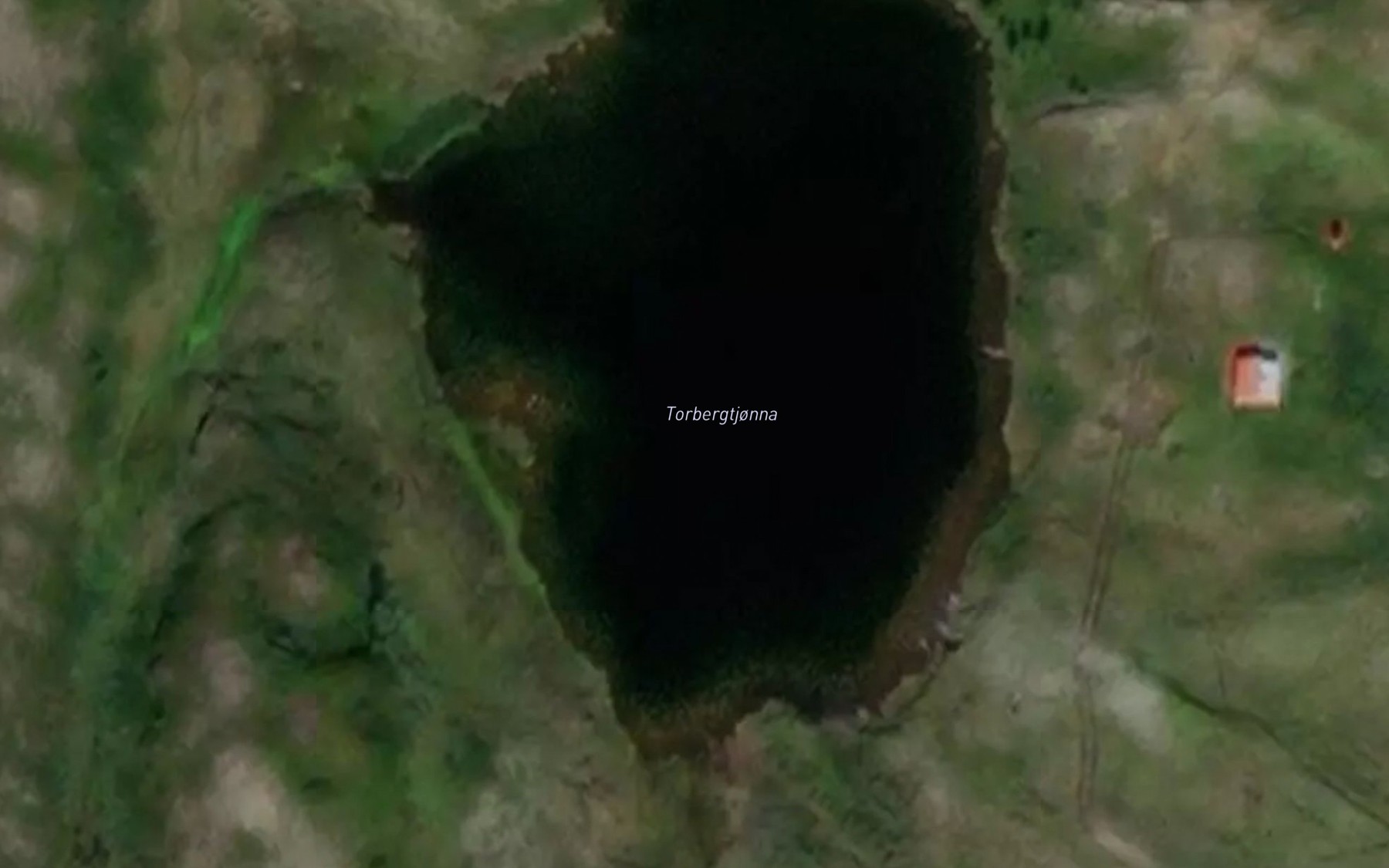 Satellite map of the Torbergtjonna