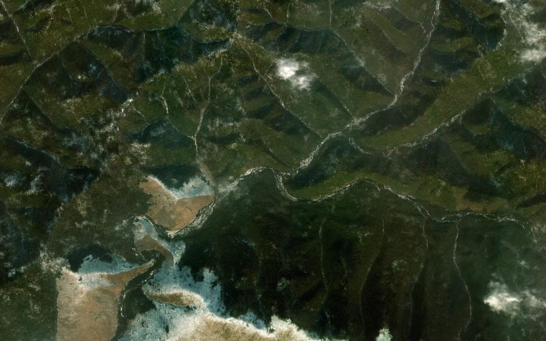 Satellite map of the Verkhniy Klyuch