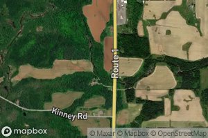 Satellite map of the South Branch Three Brooks