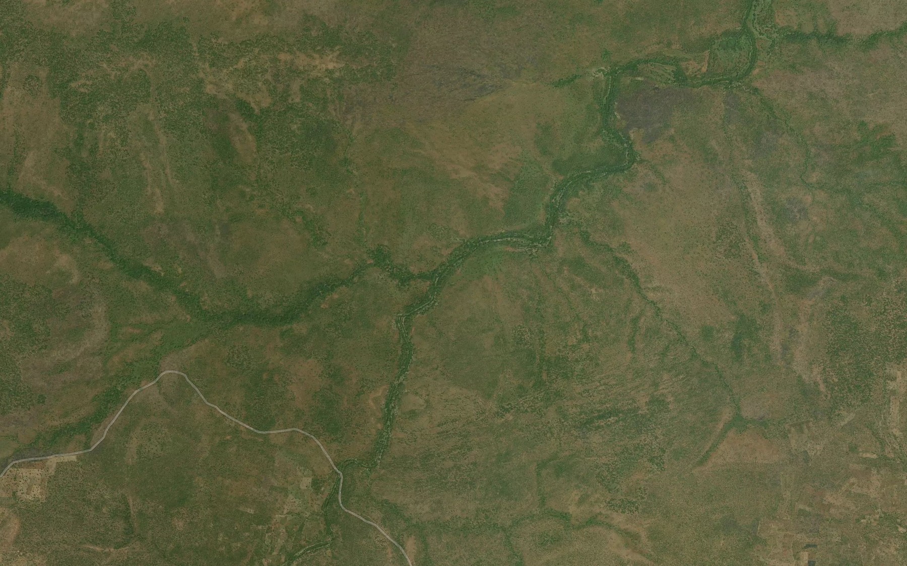 Satellite map of the River Zaki