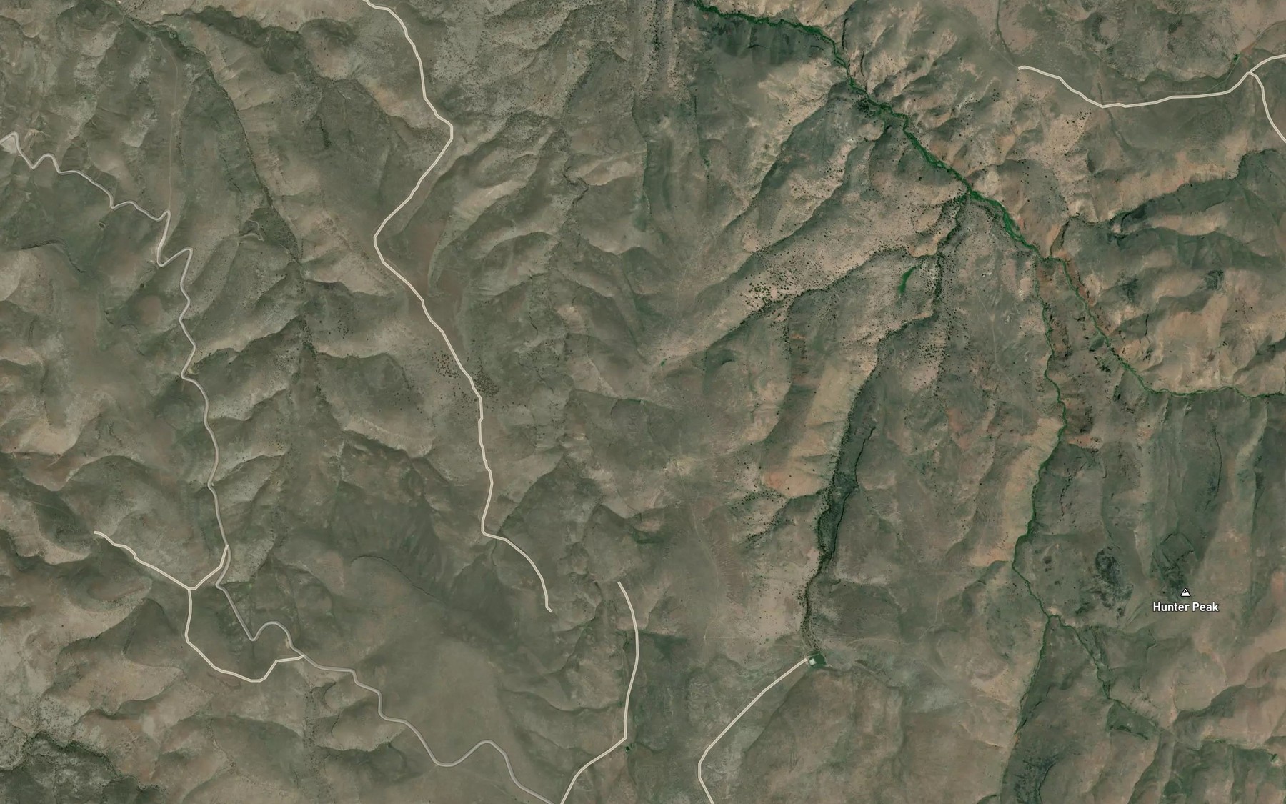 Satellite map of the Spring Reservoir