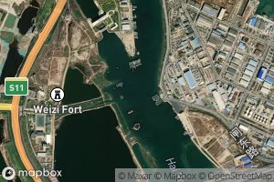 Satellite map of the Haihe Kou