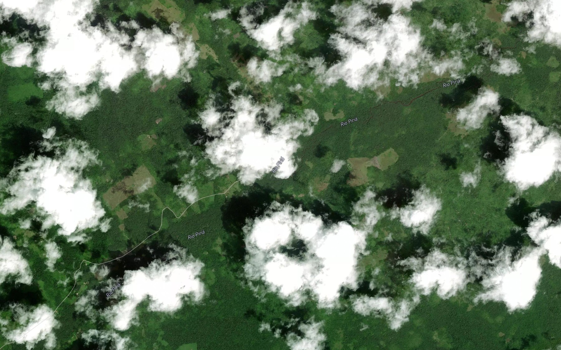 Satellite map of the Igarape Agua da Pedra