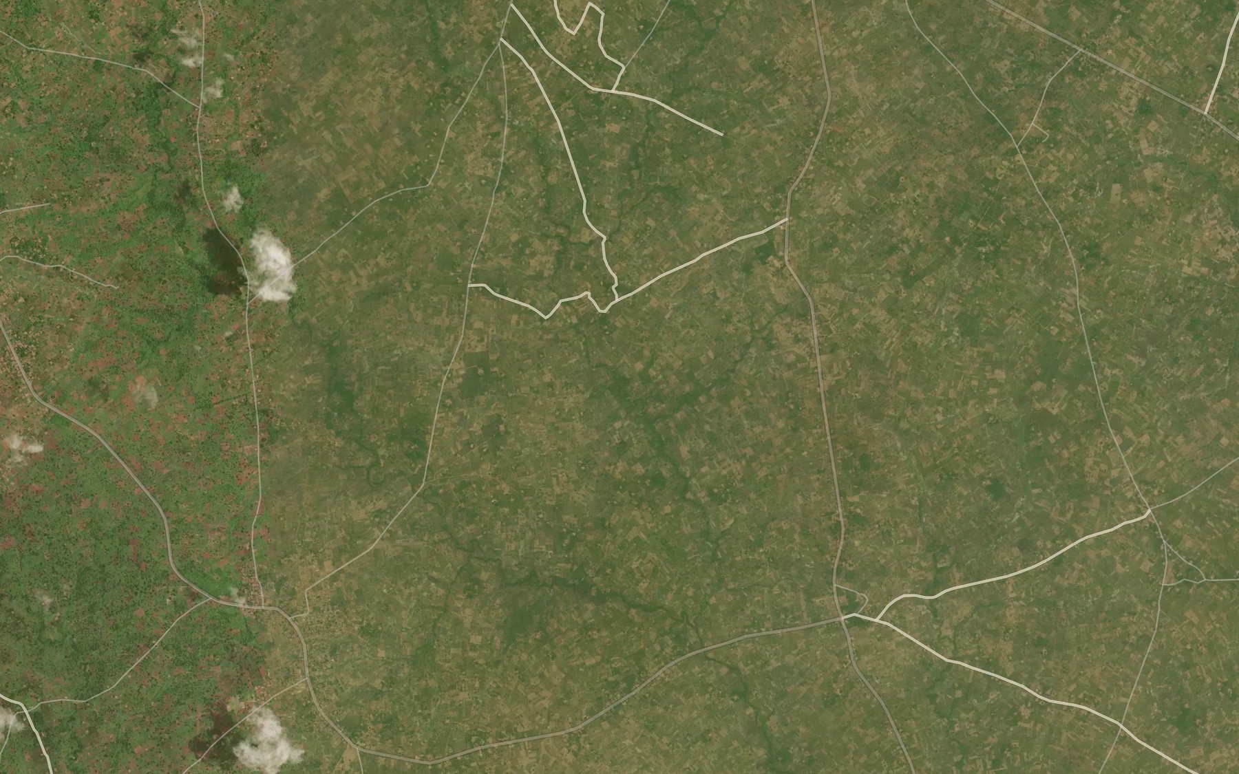 Satellite map of the Uavande Stream