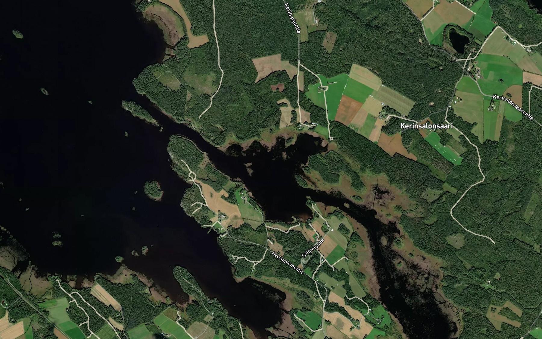 Satellite map of the Vauhkolanlampi