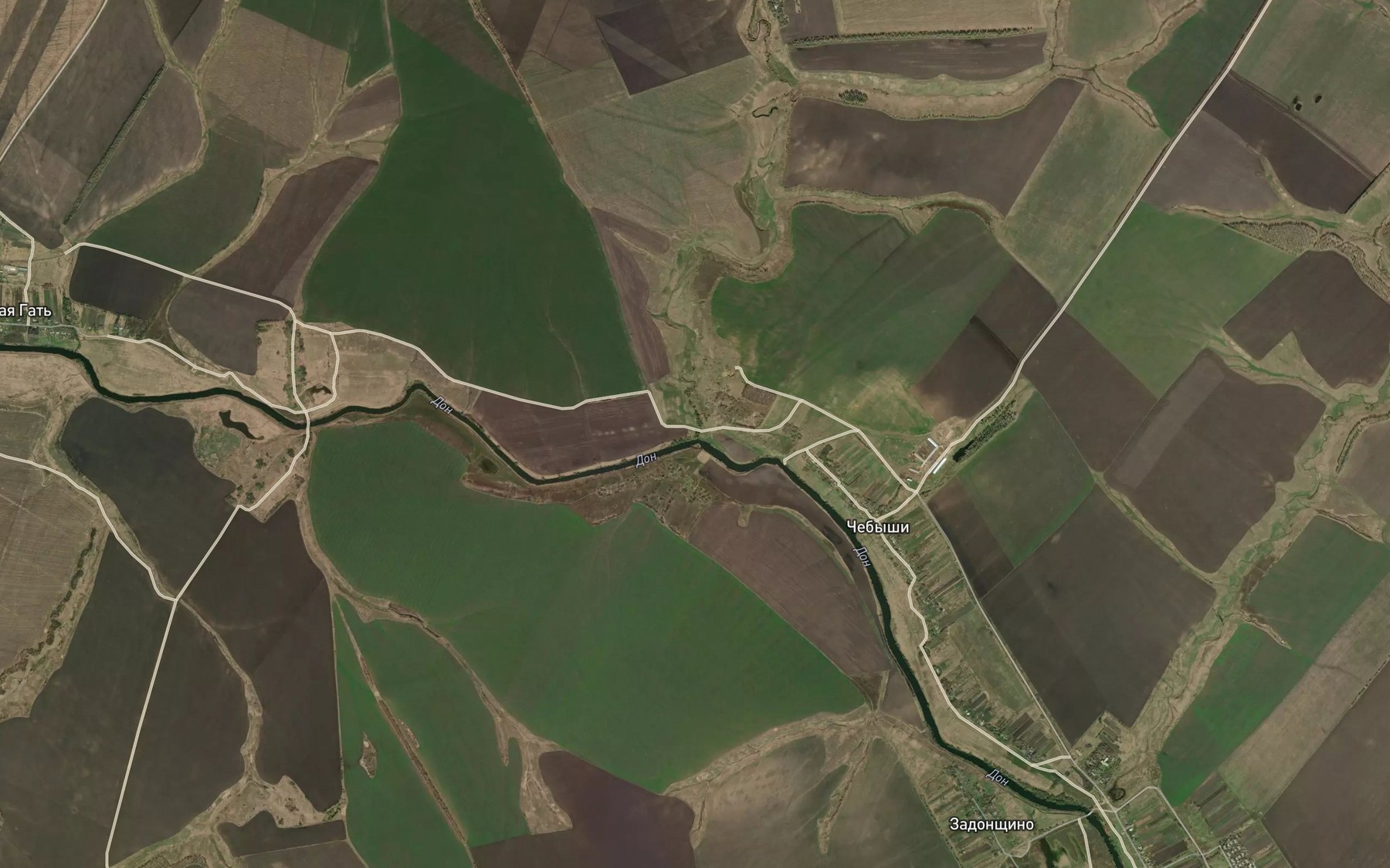 Satellite map of the Kazanovka