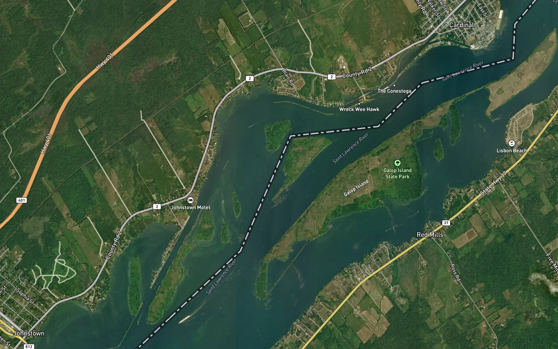 Satellite map of the The Gut