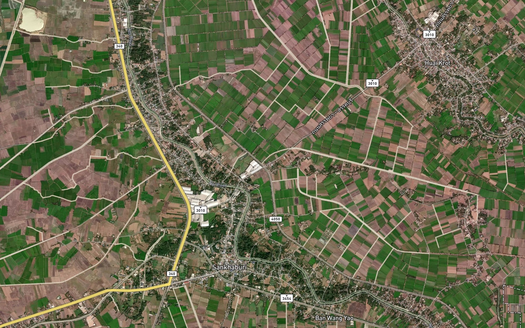 Satellite map of the Khlong Nueng Sai