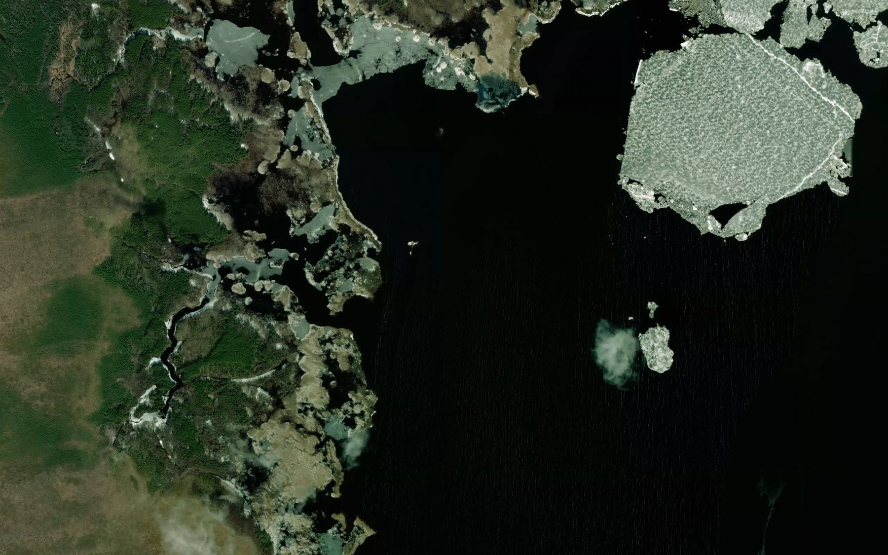 Satellite map of the Shuyga