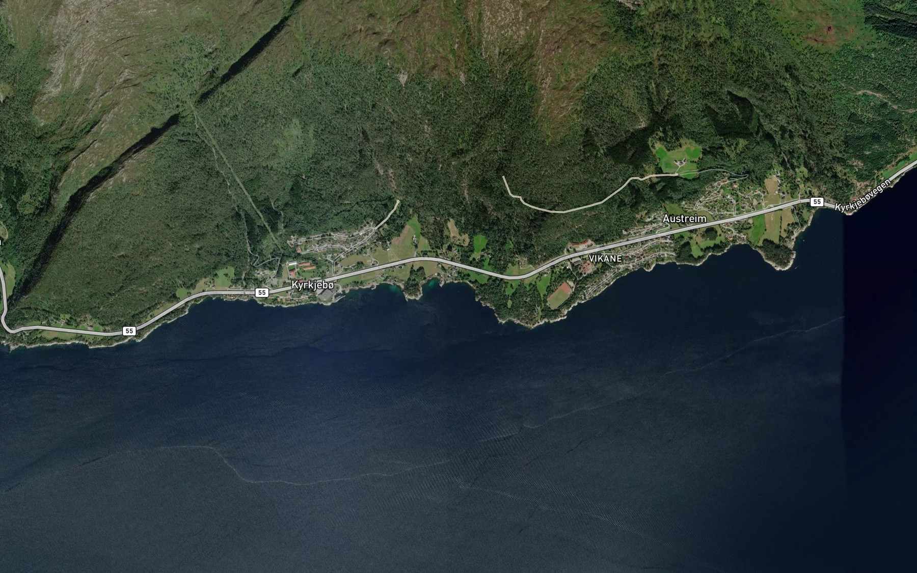 Satellite map of the Ramslifjora