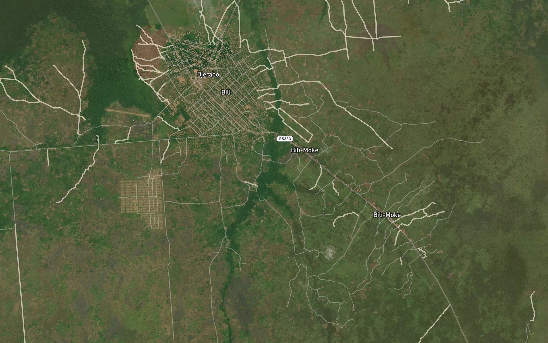 Satellite map of the Yangukama