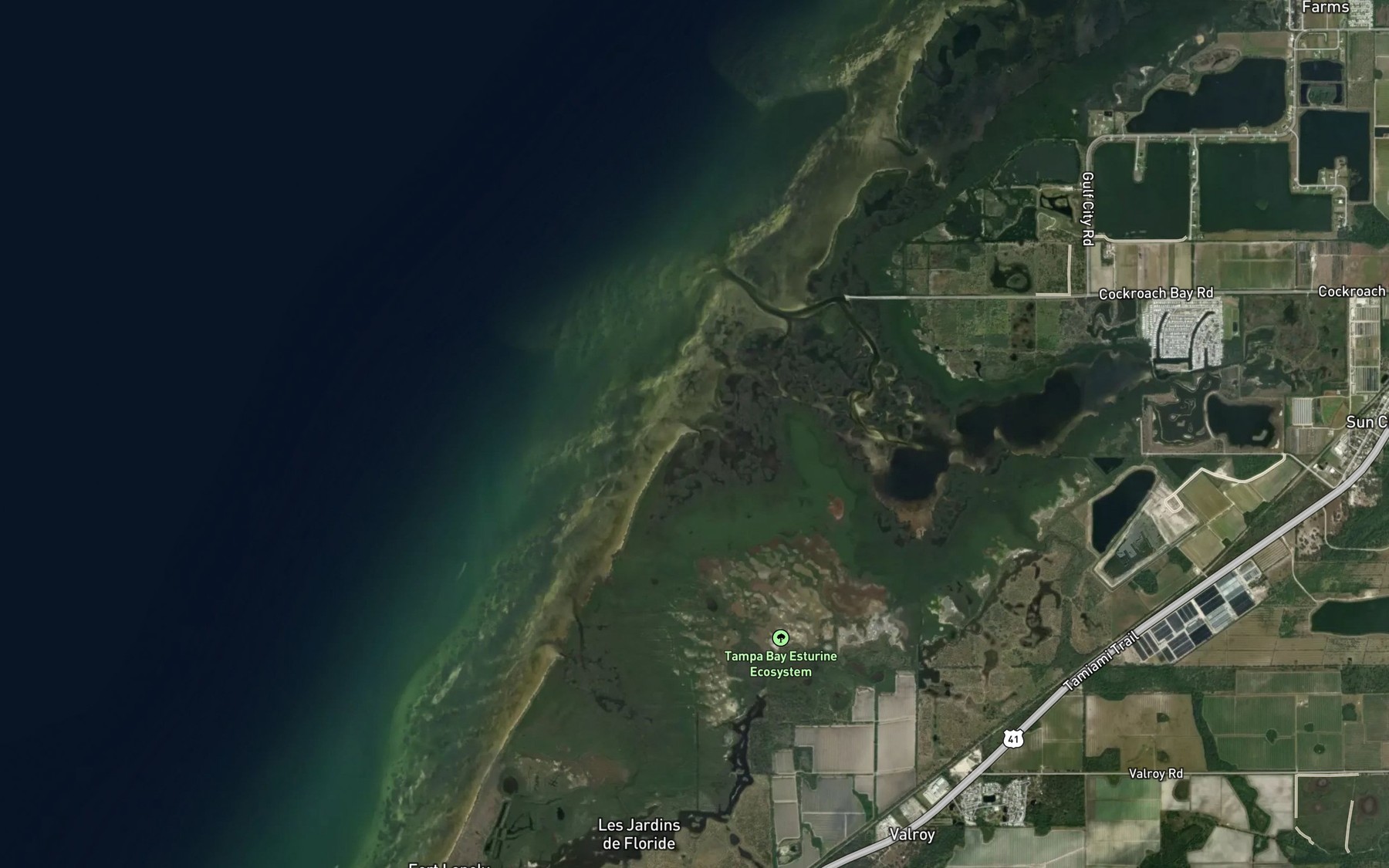 Satellite map of the Beacon Pass