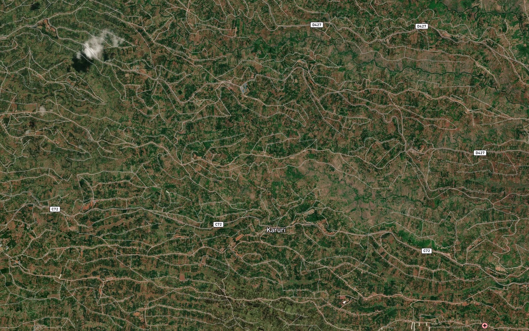 Satellite map of the Kaboko