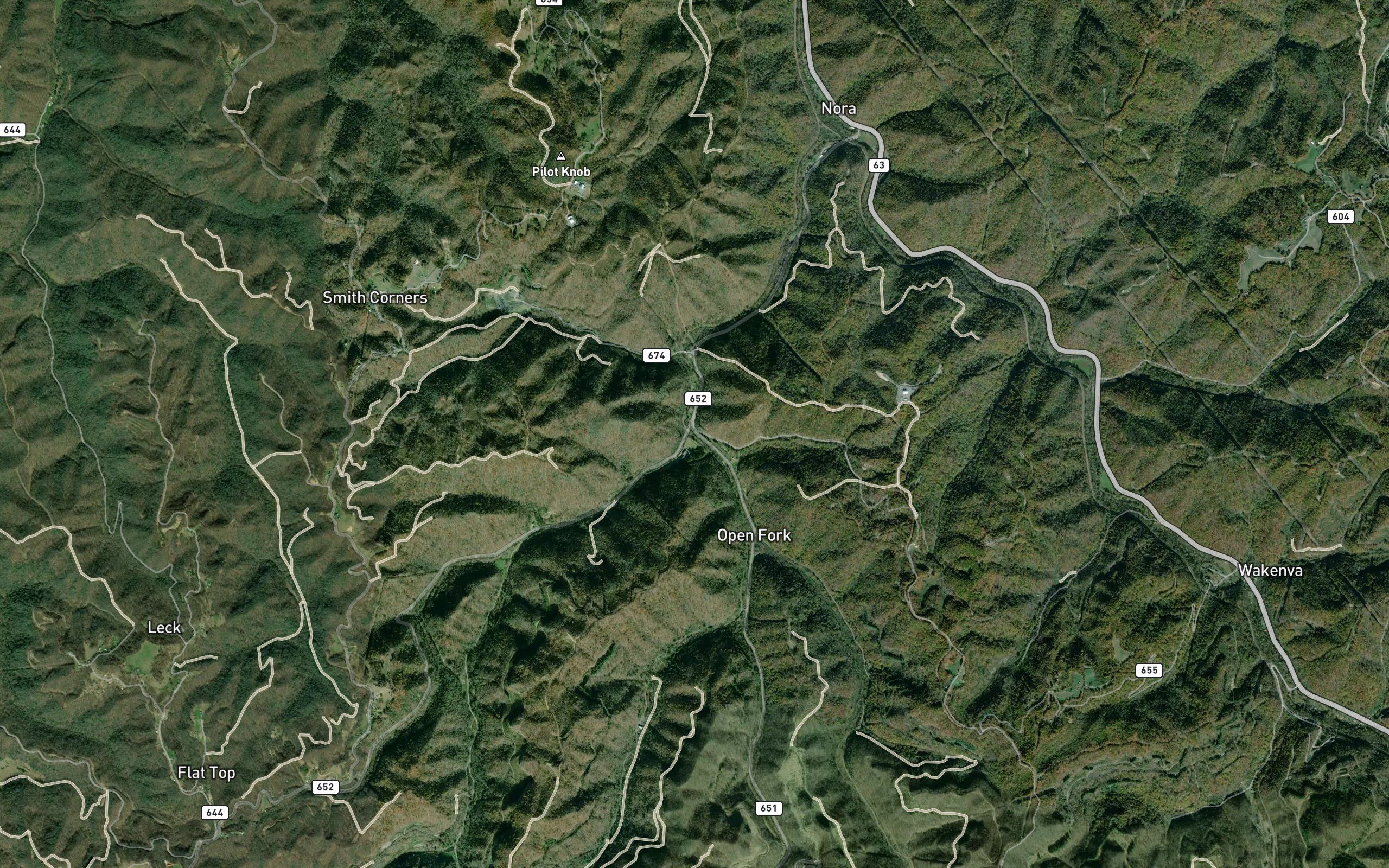 Middle Fork Open Fork