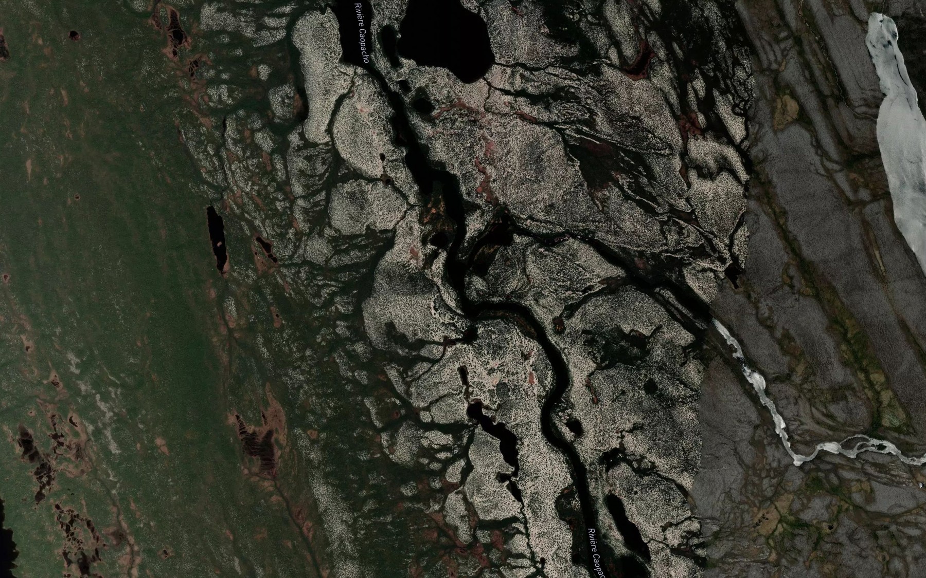 Satellite map of the Riviere Taitaipenistouc
