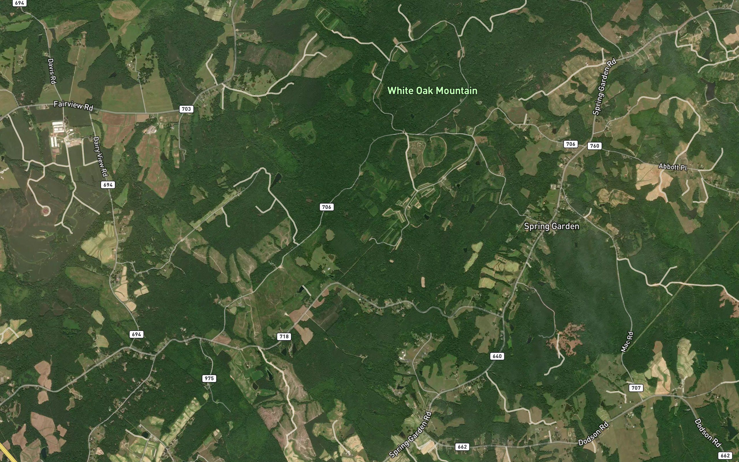 White Oak Mountain Lake