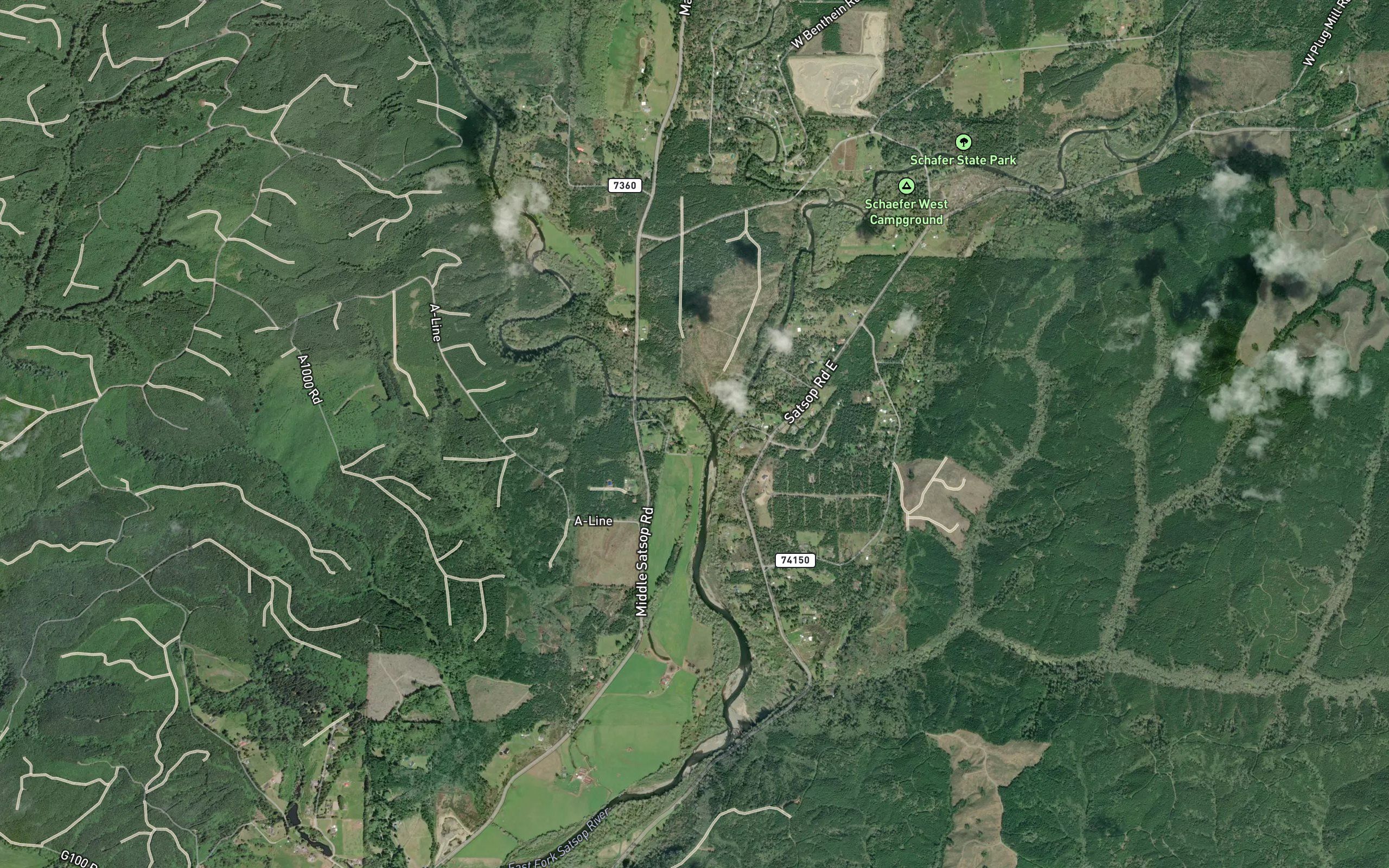 Middle Fork Satsop River