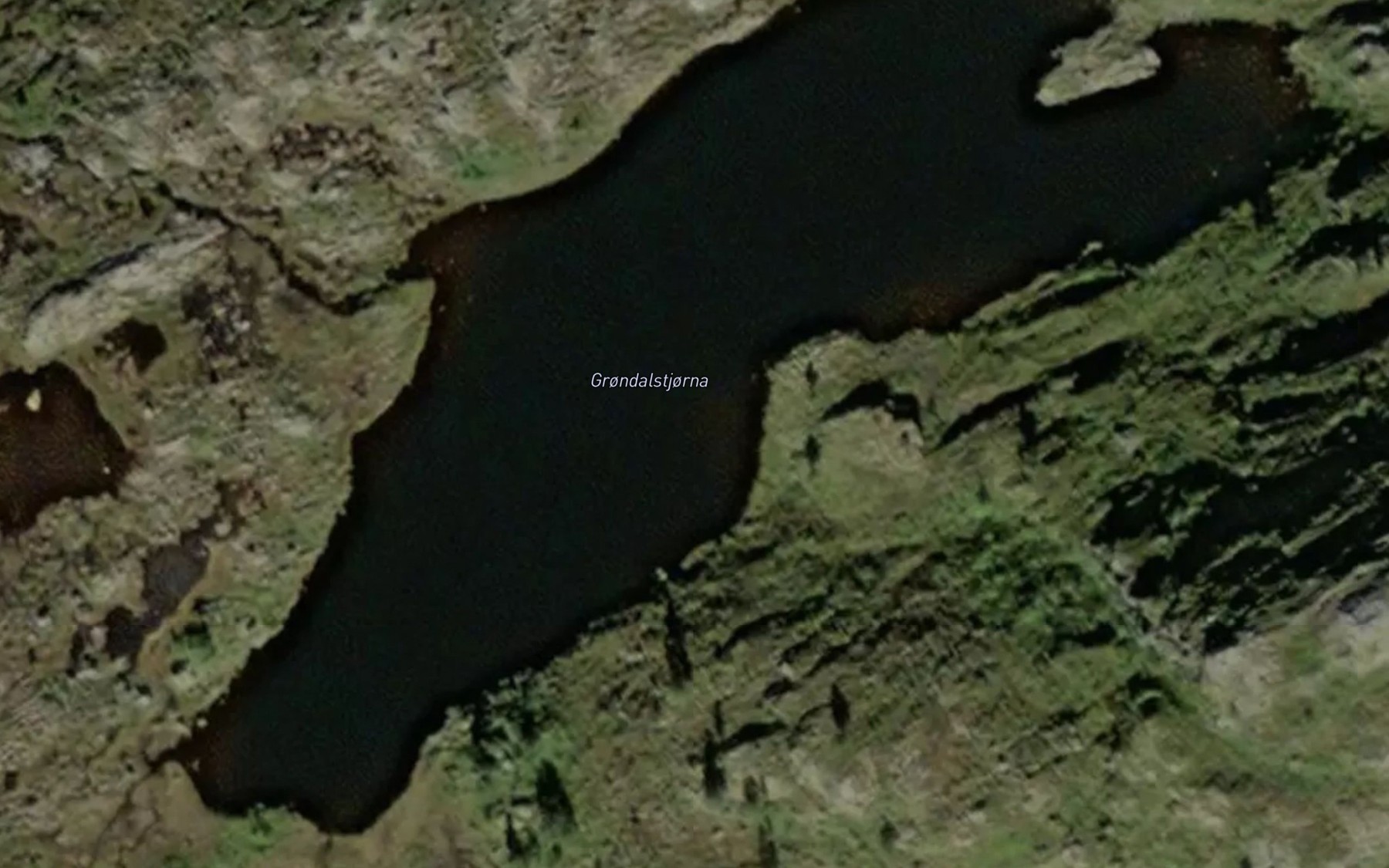 Satellite map of the Grondalstjorna
