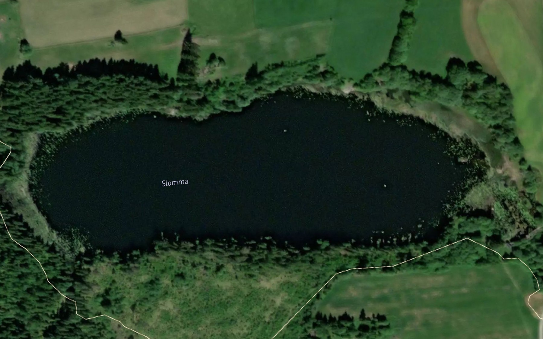 Satellite map of the Slomma
